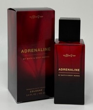 NEW BATH BODY WORKS ADRENALINE MEN'S COLLECTION COLOGNE SPRAY MIST 3.4 OZ