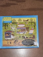 MB Puzzle - Bang, Boom, Bam and Pow - 1000 PC Charles Wysocki Still Sealed NIB