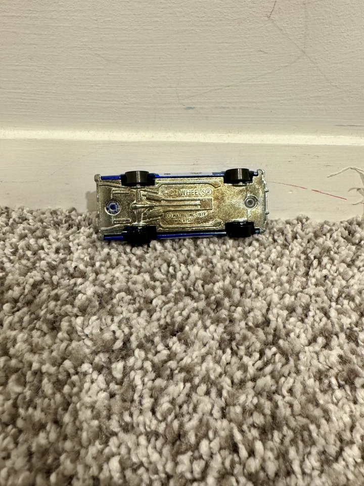 Coche patrulla Sheriff 701 vintage 1977 Hot Wheels azul oscuro metálico  Foto 3 de 3