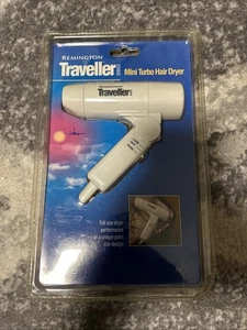 Vieille 1997 Voyageur de Remington Series Mini Séchoir à cheveux Turbo 4.5” Pliage