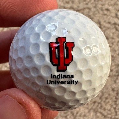 Indiana Hoosiers NCAA Logo Golf Ball (Dunlop DDH)