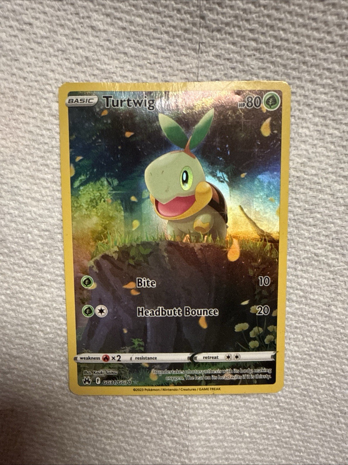 Pokémon TCG – Turtwig GG31/GG70 – Galarian Gallery – Crown Zenith – NM