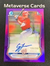 2026 Bowman Chrome Coy James Purple Refractor 1st Prospect Auto 135/250