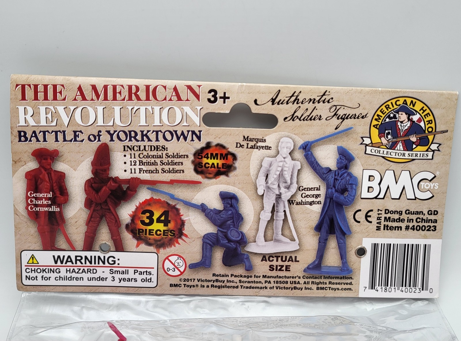 The American Revolution Battle of Yorktown Plastic Soldier Figures BMC Toys New