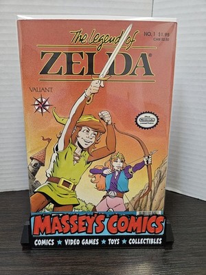 The Legend of Zelda #1 First Print (Valiant Comics, 1990) Nintendo Key Book