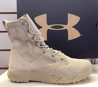 Under Armour UA Jungle Rat Desert Sand Suede / Nylon Combat /Army Boots UK 10.5