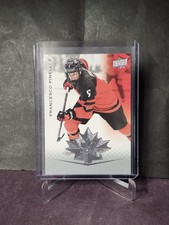 21-22 Upper Deck Team Canada Juniors #92 Francesco Pinelli U18