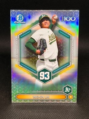 2026 Bowman Baseball #BTP-93 Wei-En Lin Bowman Scouts' Top 100 Prospect