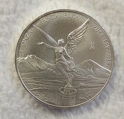 2024 Mexico 1 oz .999 Silver Libertad Brilliant Uncirculated
