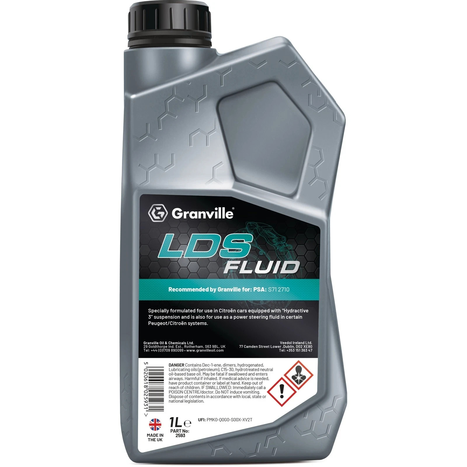 LDS Fluid 1L 1 Litre - Excellent Corrosion & Wear Protection - Granville 2593A