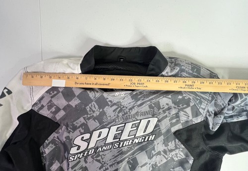 Speed and Strength Mens Lunatic Fringe Mesh Armored Jersey Size 3XL Motorcycle - Picture 21 of 24
