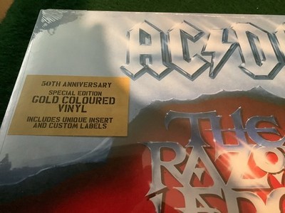 AC/DC - The Razors Edge  - Gold Vinyl LP - 50th Anniversary Edition 