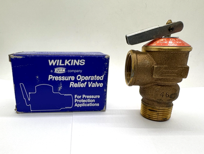 #ad Wilkins Zurn Pressure Operated Relief Valve P1000A 150PSI 3 4”NPT CSA 200000 BTU $19.99