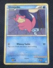 Slowpoke 81/123 Common Heartgold & Soulsilver 2010 - Pokemon Card TCG (LP)