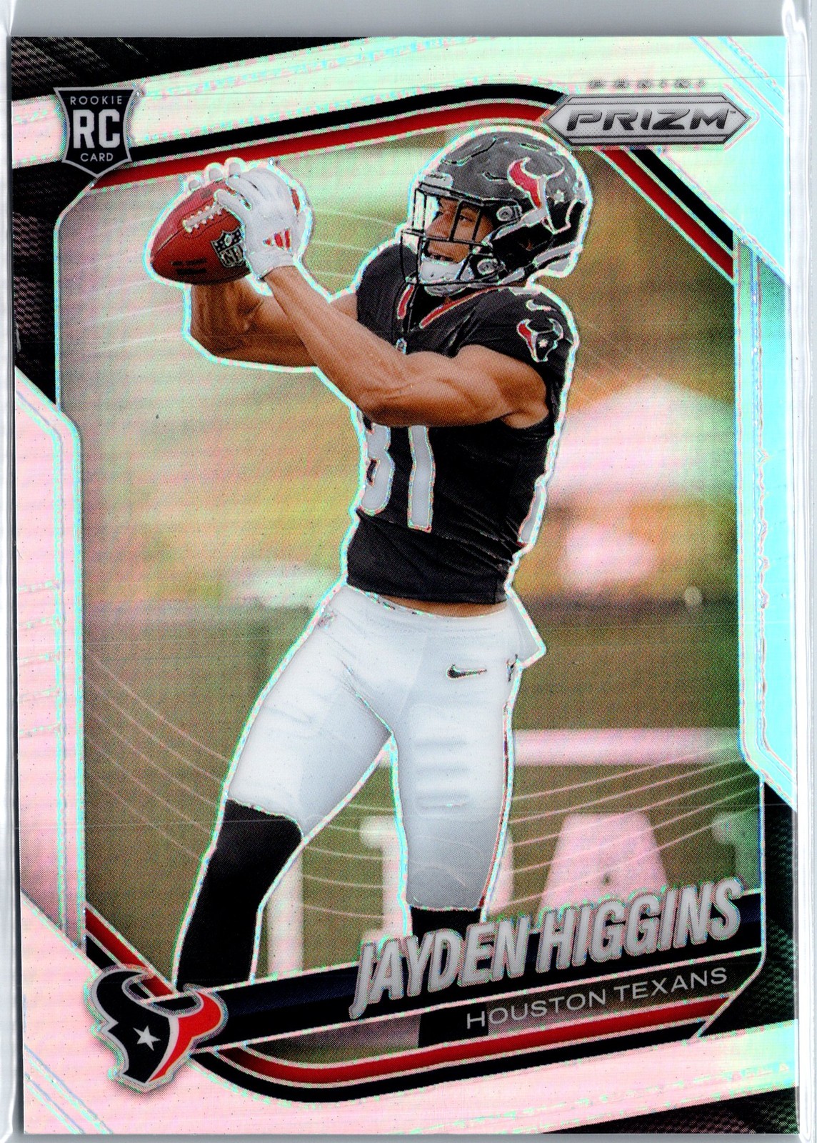 2025 Panini Prizm Jayden Higgins #376 Silver