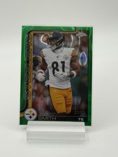 2025 Topps NFL Chrome Green Parallel Jonnu Smith Steelers #178 Numbered #53/99