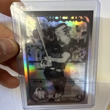 Topps 2024 Chrome Printing Plate - Charlie Blackmon #157 Colorado Rockies