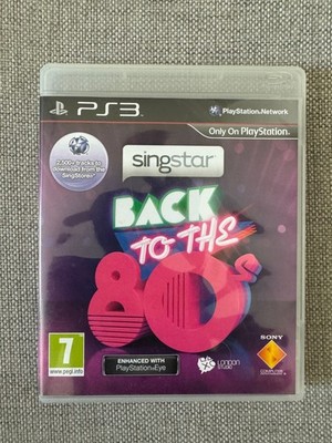 ps3 SINGSTAR Back To The 80s Game SOLUS (Works In US) REGION FREE PAL EXCLUSIVE