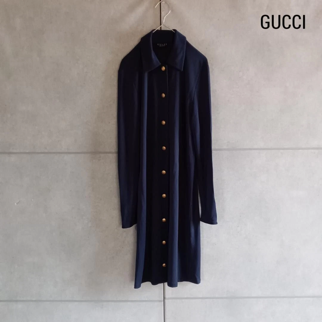 Robe longue Gucci rayonne fabriquée en Italie X3853 m6_0404
