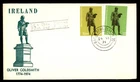 Mayfairstamps Ireland FDC 1974 dual Oliver Goldsmith First Day Cover aaz_05477
