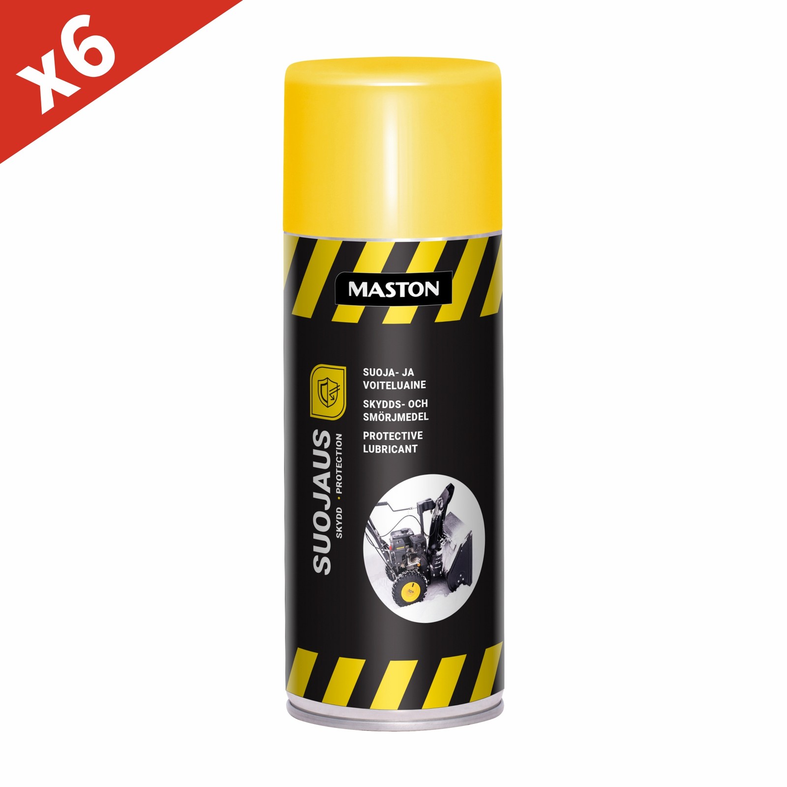 6x Maston 3650301 Protective Lubricant 400ml 0.4L Spray Water Moisture Remover
