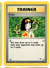 Pokémon Erika Trainer Rare Gym Heroes 100/132 Regular Unlimited Wizards TCG Card on eBay