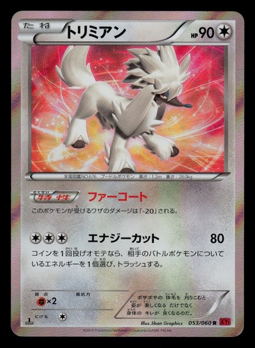 LP - Pokemon Japanese Furfrou 053/060 R Collection Y XY1 Holo Rare 1ST ED