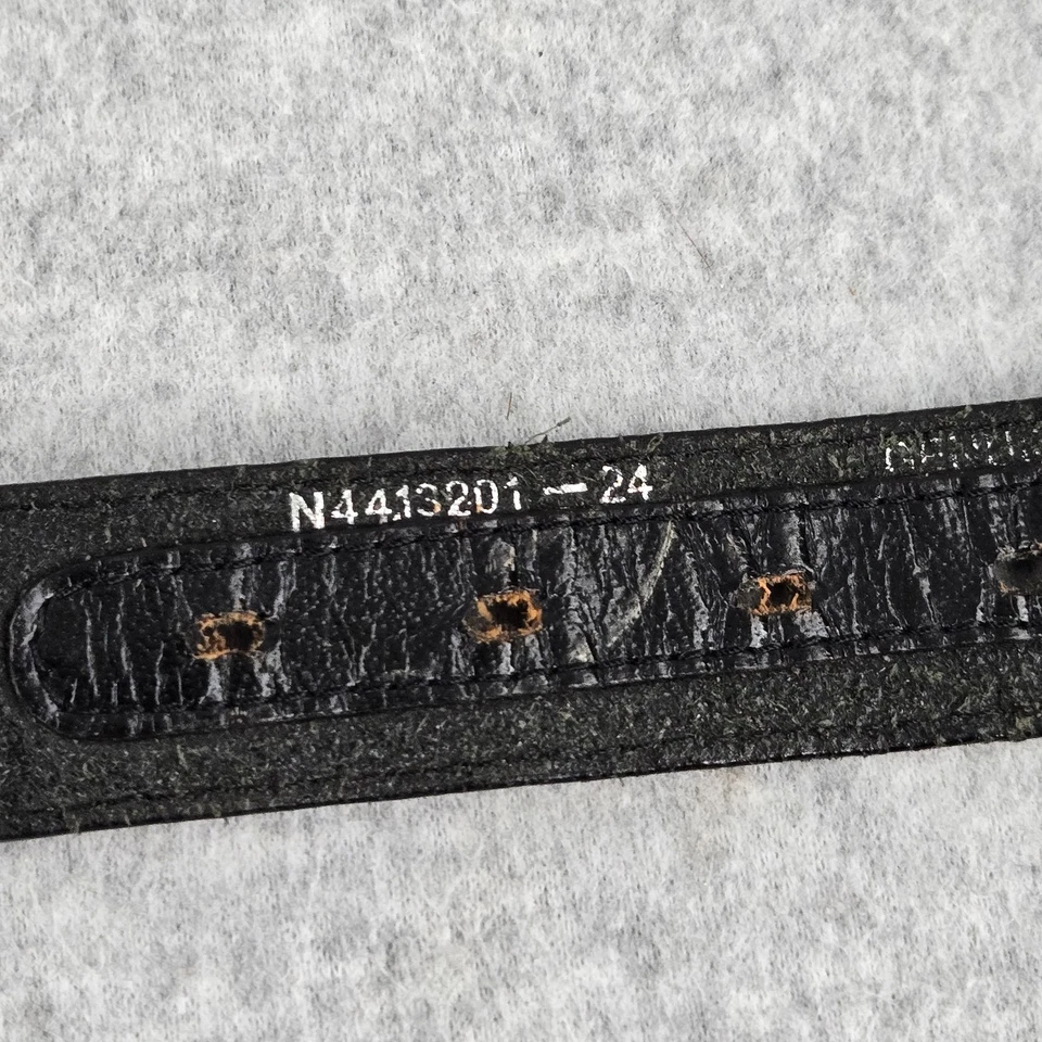 Cinturón Nocona Jóvenes Niños 24 Longhorn Steer Western Vaquero Cuero Negro Marrón Foto 3 de 4