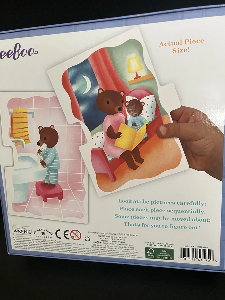 Ready to Go Puzzle - Bedtime Sequencing Activity, Ages 3+Deductive Thinking -New - Image 3 of 4