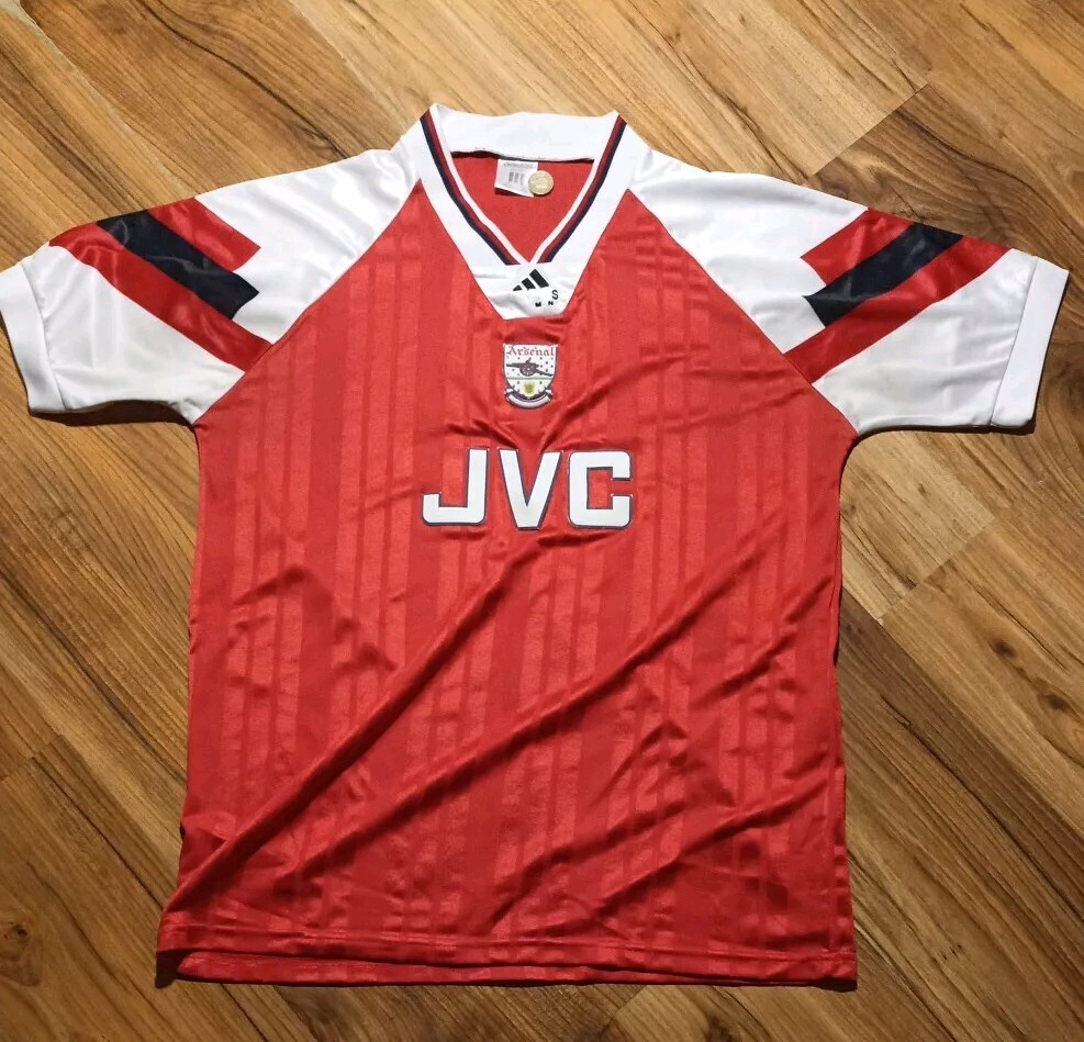 Vintage adidas Equipment 1992/1993 Arsenal Retro Jersey Size L