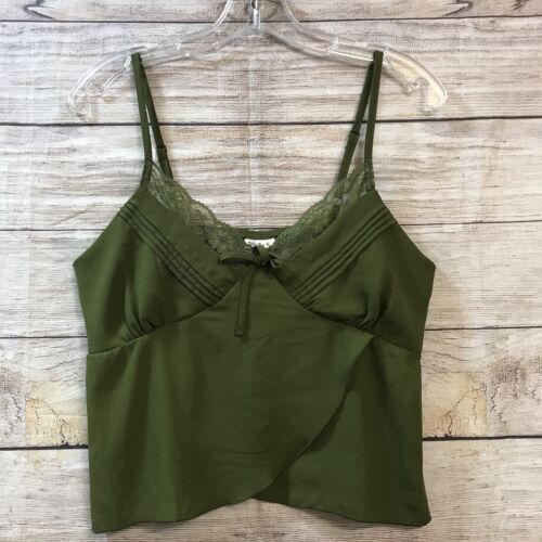 Self Esteem Crossover Cropped Top Halter Spaghetti Strap Size Medium Juniors
