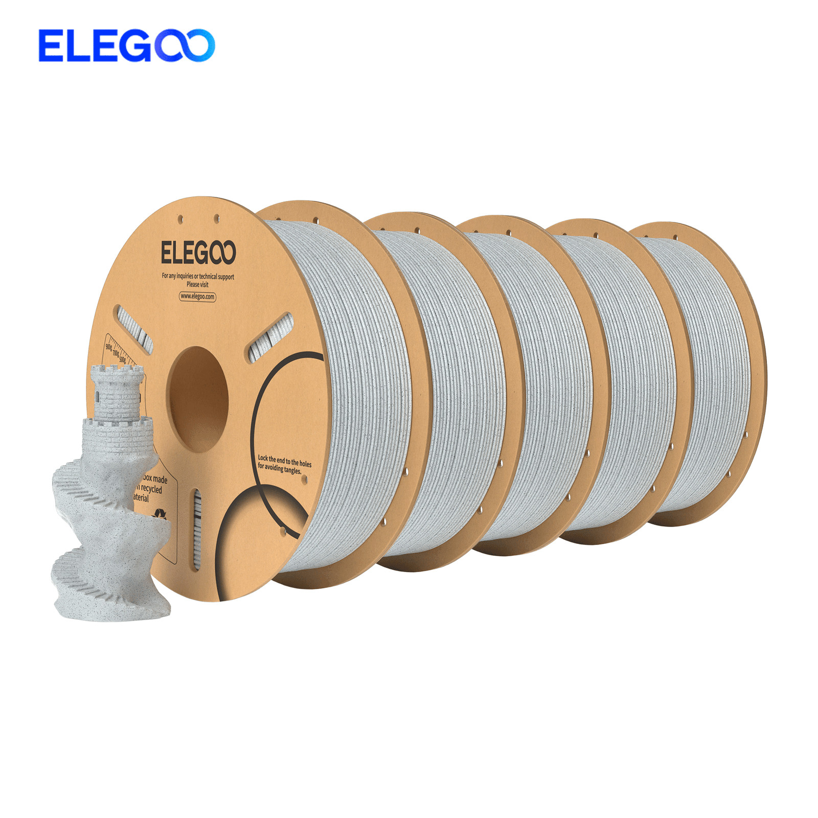 ELEGOO 1,75mm 5KG PLA PRO Matte PETG ASA RAPID TPU 3D Drucker Filament ABS Bünde