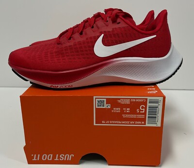 NIKE WOMEN AIR ZOOM PEGASUS 37 TB UNIVERSITY RED CJ0506 602 SIZE 5.5