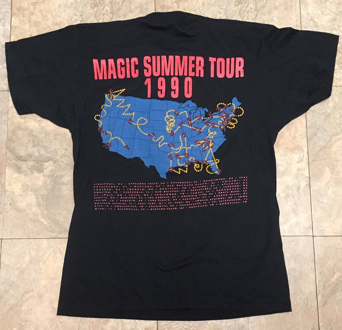 Vintage New Kids On The Block Live Tonight Magic Summer Tour