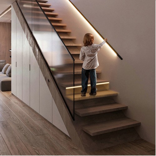ES32 Stair Led Strip Light Motion Sensor Dimming Flexible Step Staircase Lamp - Picture 11 of 22