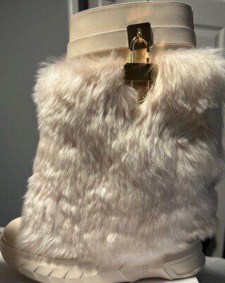 Givenchy Shark Lock Boots (Alpaca) | eBay