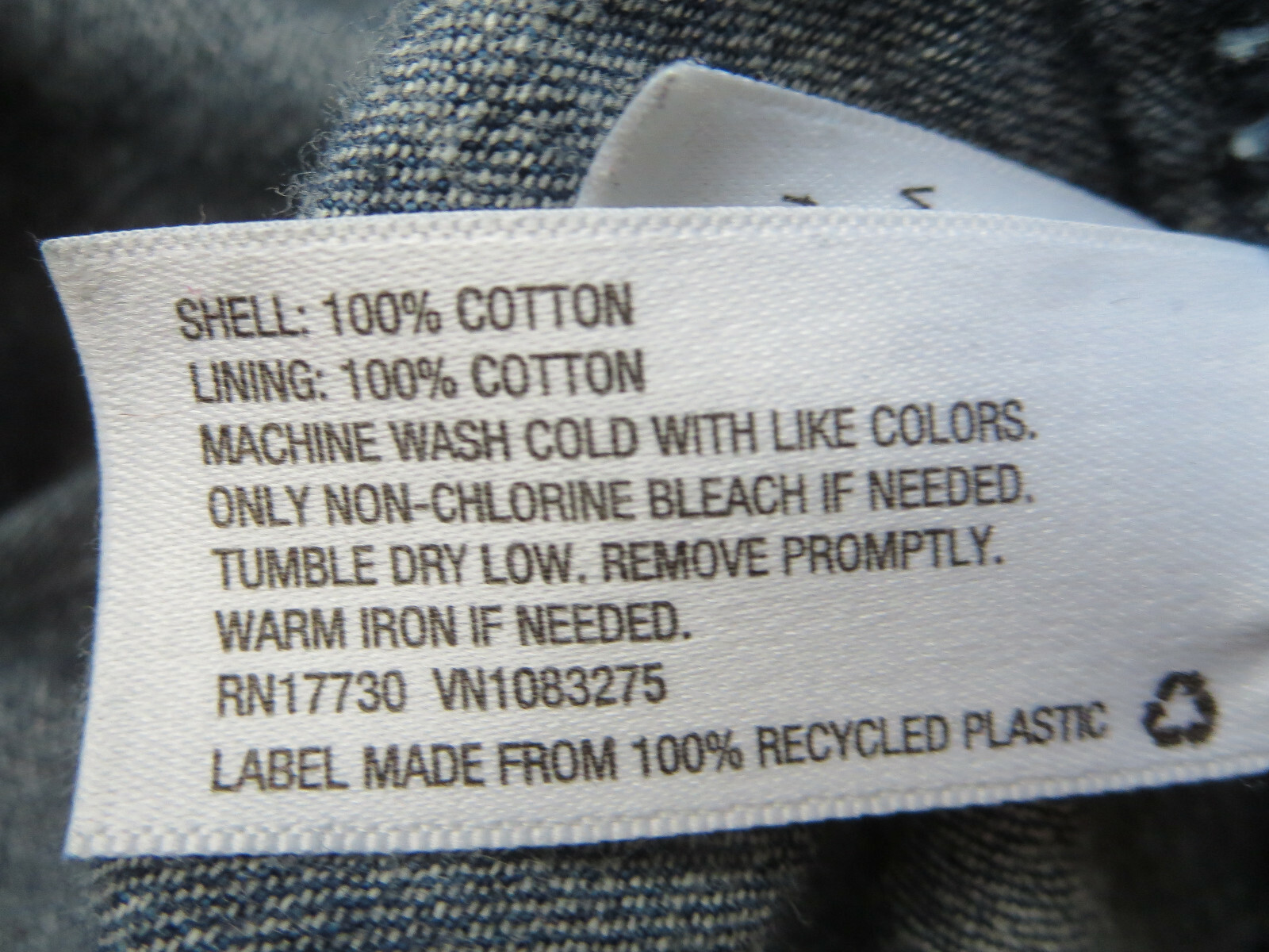 UNIVERSAL THREAD DRESS LONG SLV BUTTON FRONT BLUE… - image 6