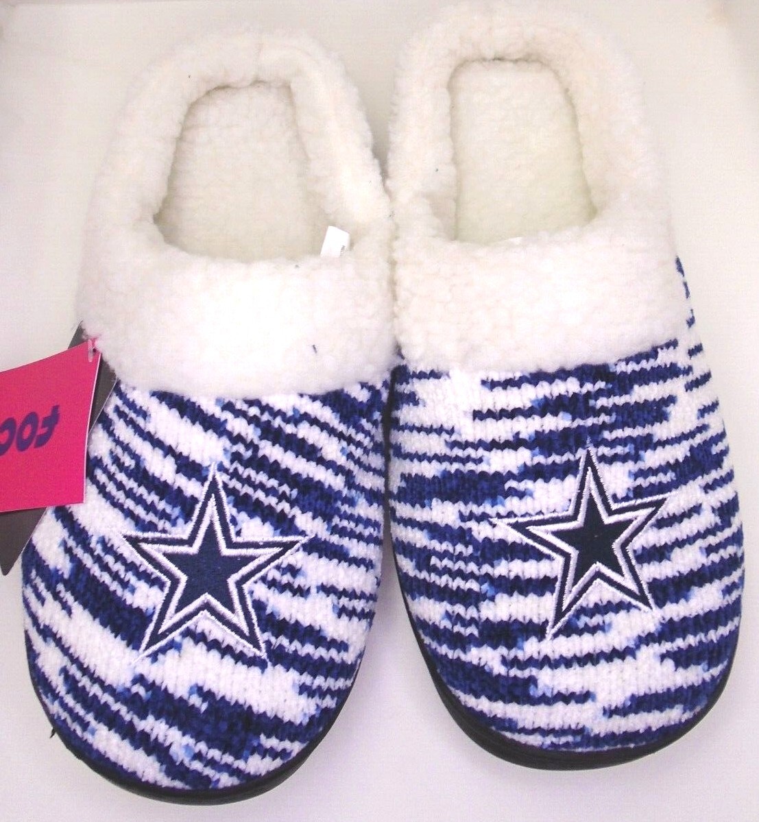 SAOLA Ciabatte da donna NFL foderate in sherpa colorblend suola coppa