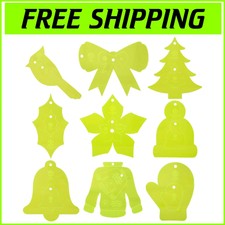 Durable Christmas Template Set: 9 Festive Sha...