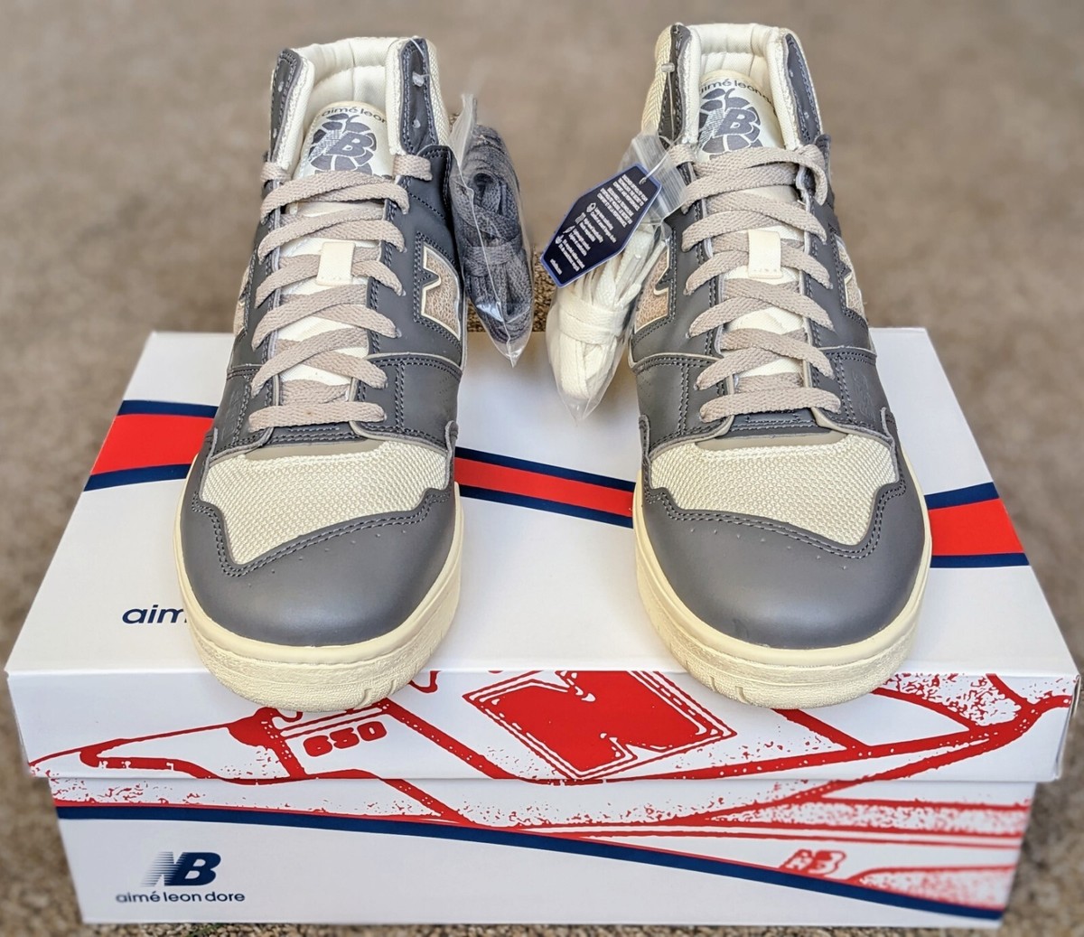 Aime Leon Dore × New balance ☆ BB650R Grey Men's US Size 13 - New Balance x Aime Leon Dore 650R 'Gray