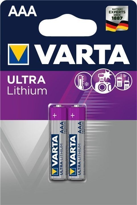 Thumbnail - Varta Batterie Lithium Mikro Aaa Fr03v 6103 1,5v 2er-bli