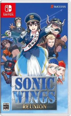 Sonic Wings ReUnion Nintendo Switch Japan Ver. Vertical Arcade Shooting Game NEW