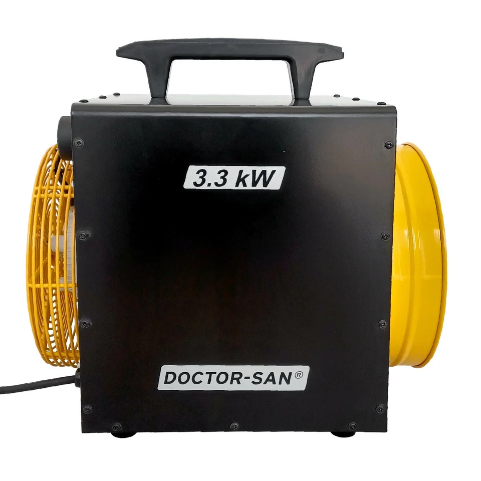 Heizlüfter Elektroheizer Bauheizer mit 7m Schlauch Heizgebläse Heizgerät 3,3kW - Bild 4 von 4