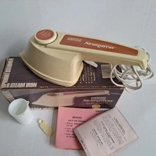 Vintage 1980s Steamstress Osrow Steam Iron in Original Box & Instructions USA  