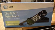 AT T Trimline 210 - Vintage - Black Unused in Box