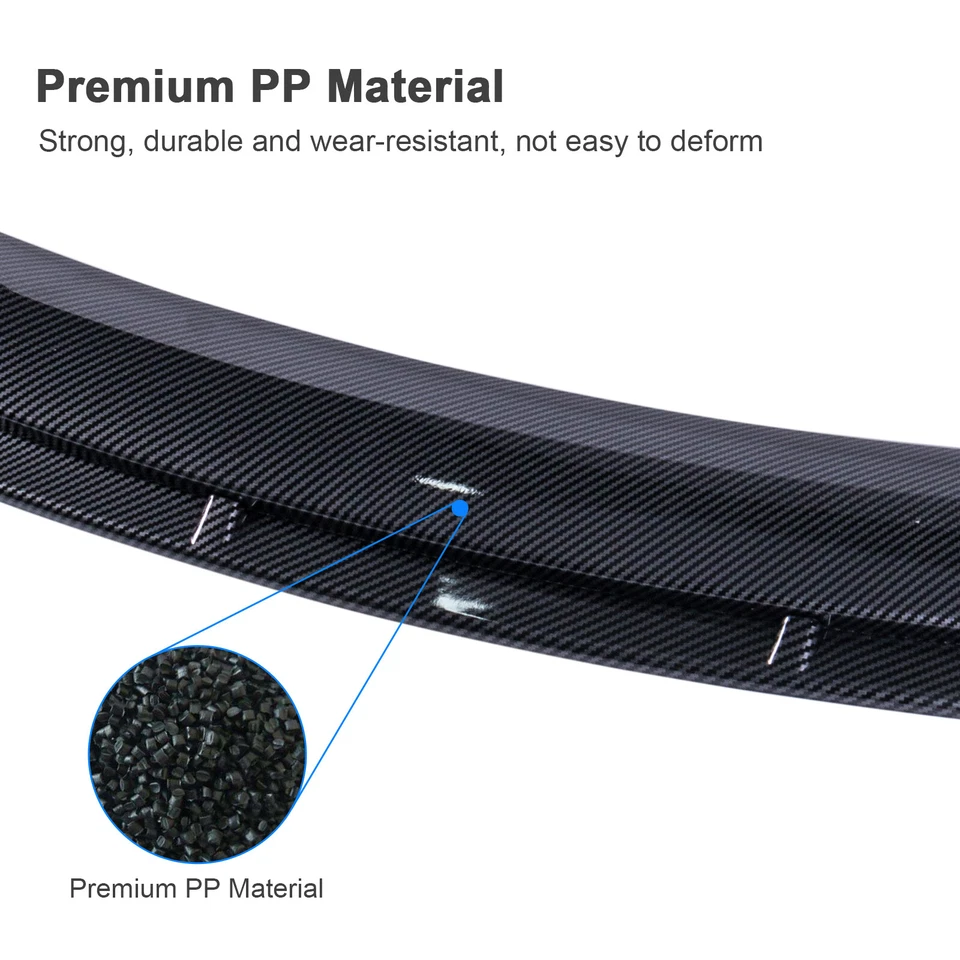 Parachoques delantero para Hyundai Azera Elant alerón divisor de labios fibra de carbono varilla de puntal Foto 3 de 4