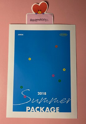2018 BTS SUMMER PACKAGE 白 JIMIN 【DVD】 BTS JUNGKOOK [ Summer Package 2018 in Saipan ] Official Mini
