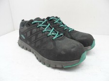Aggressor Women's Steel Toe SP Safety Athletic Shoe Gray/Blue Size 8M