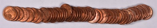 1949 Lincoln Wheat Penny Cent - BU Roll - Picture 2 of 2