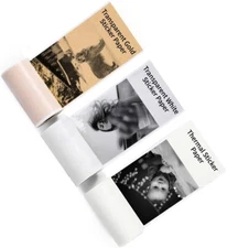 Phomemo Adhesive Thermal Sticker Paper White/Gold Glitter/Silver Glitter Labels